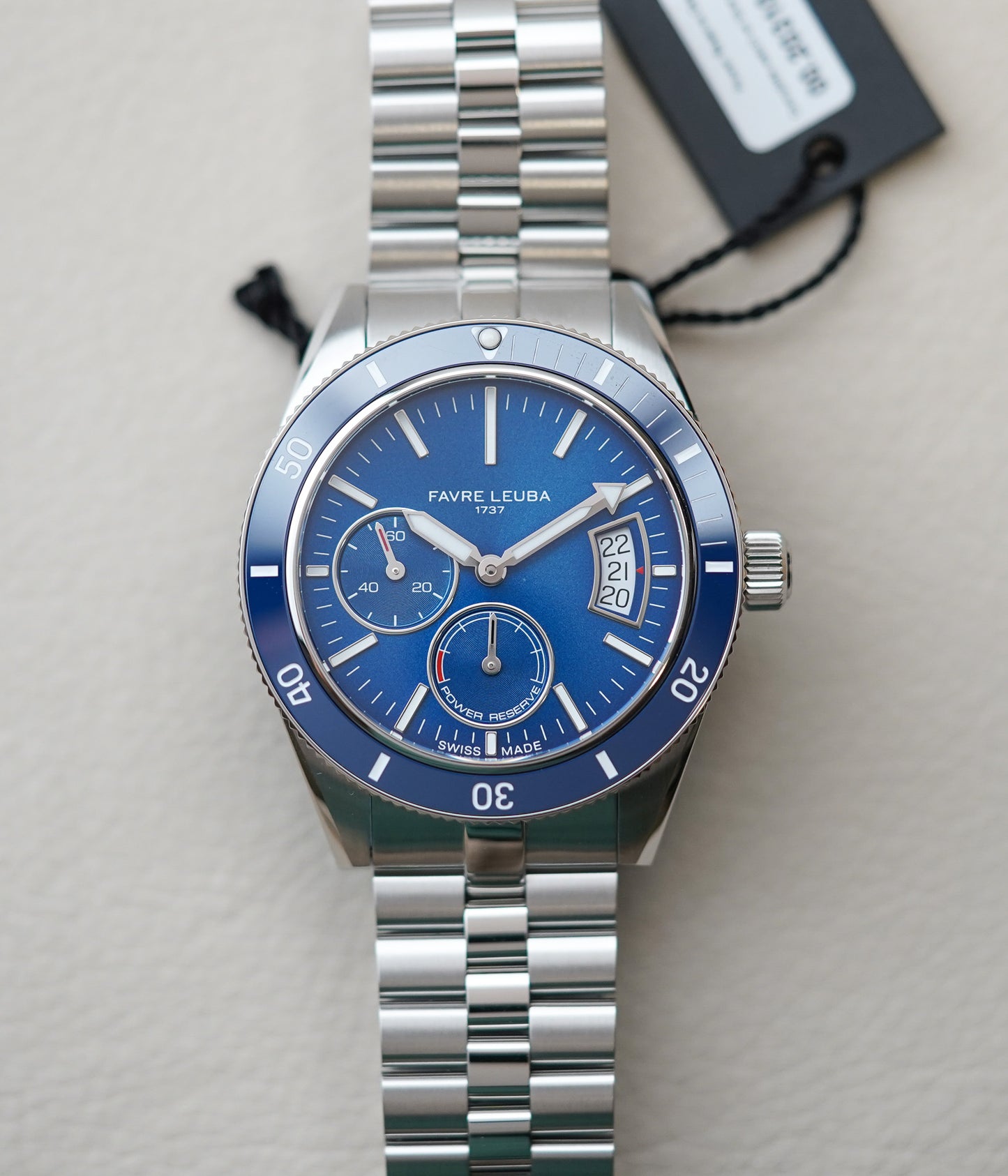 Favre Leuba Deep Raider Power Reserve Blue 00.20310.109.02.200