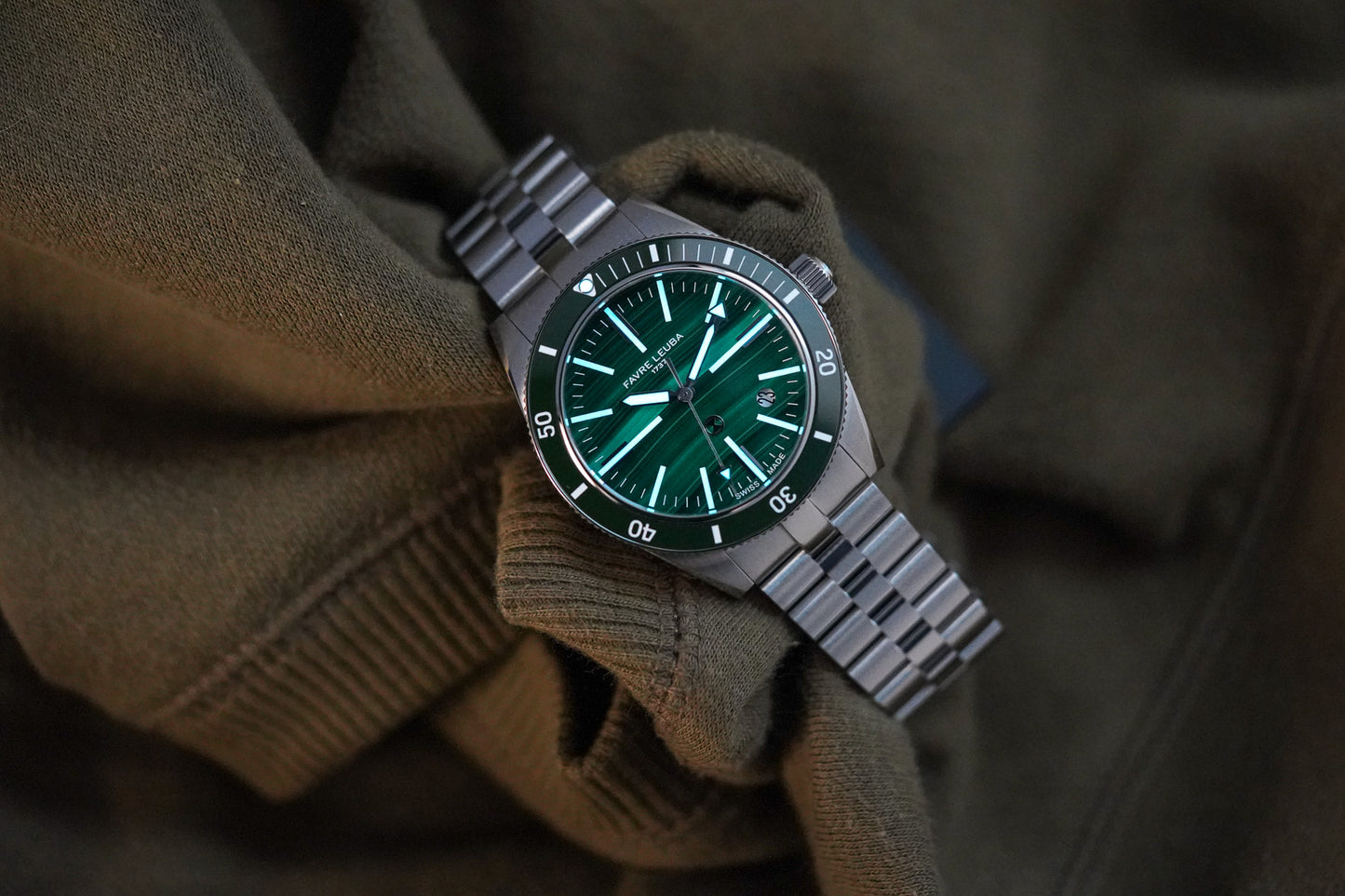 Favre Leuba Deep Raider Renaissance Malachite 00.20308.101.51.200