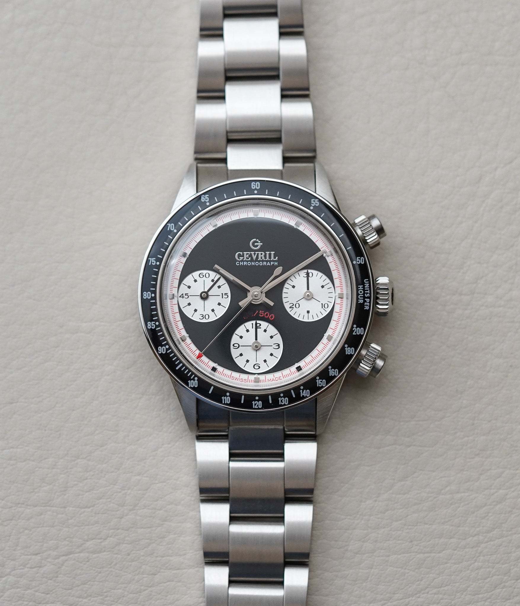 Gevril Tribeca ‘Paul Newman’ Chronograph Panda Limited Edition
