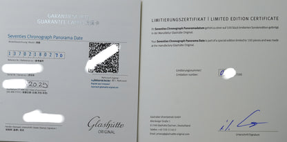 Glashutte Original Seventies 'X' Chronograph Limited Edition 1-37-02-18-02-70