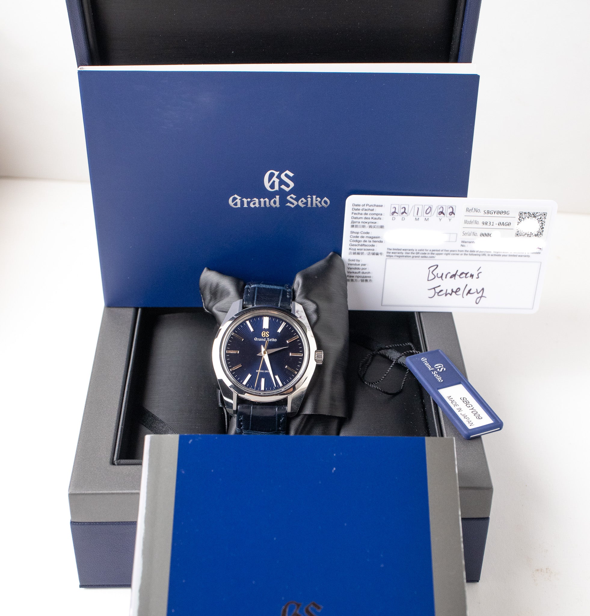 Grand Seiko 44GS 55th Anniversary Limited Edition SBGY009