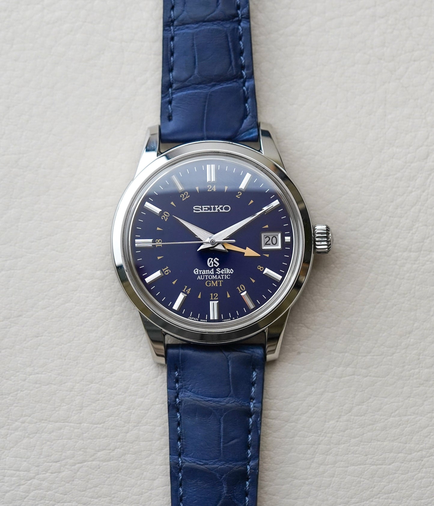 Grand Seiko Elegance GMT Blue SBGM031