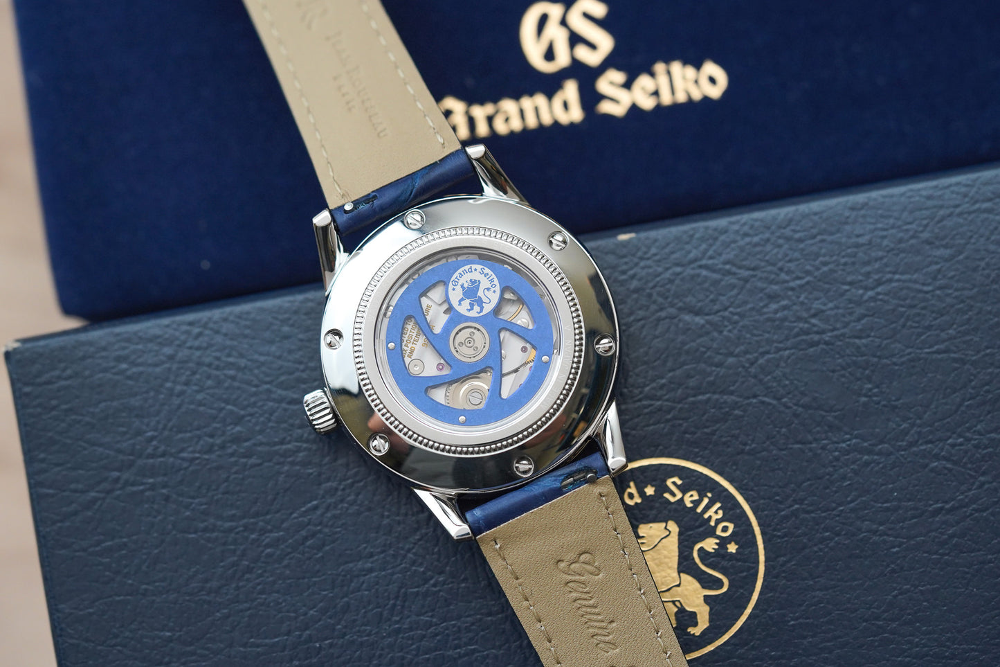 Grand Seiko Elegance GMT Blue SBGM031