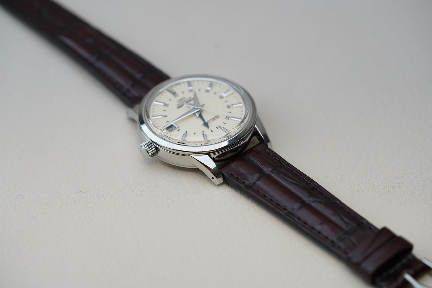 Grand Seiko Elegance GMT SBGM021 'Double Signed'