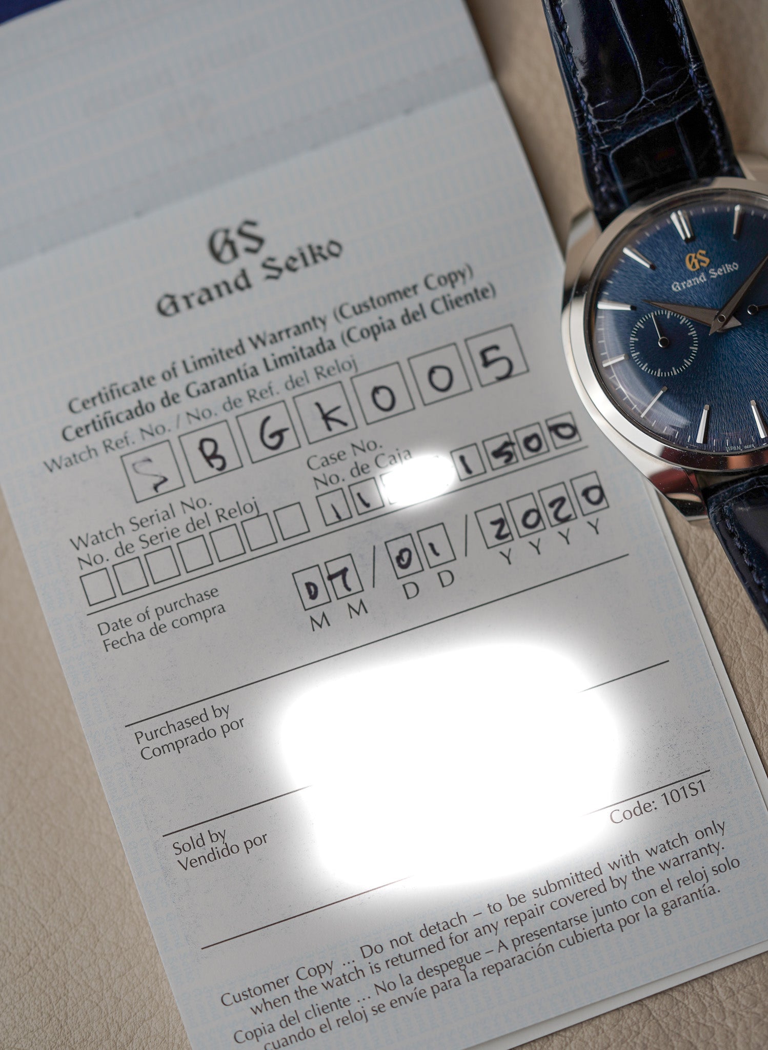 Grand Seiko Elegance SBGK005