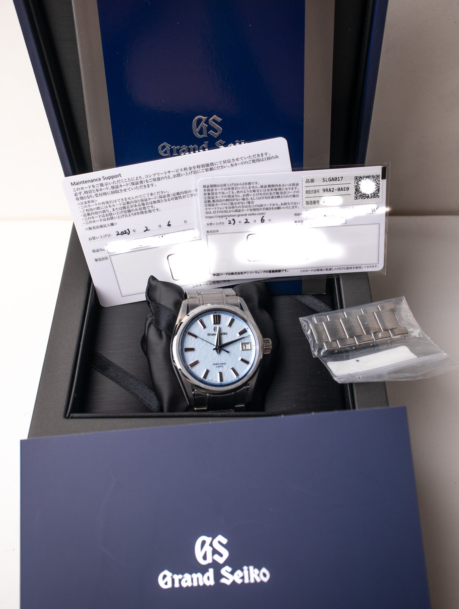 Grand Seiko Evolution 9 SLGA017 'Blue Glacier' AJHH Special Edition