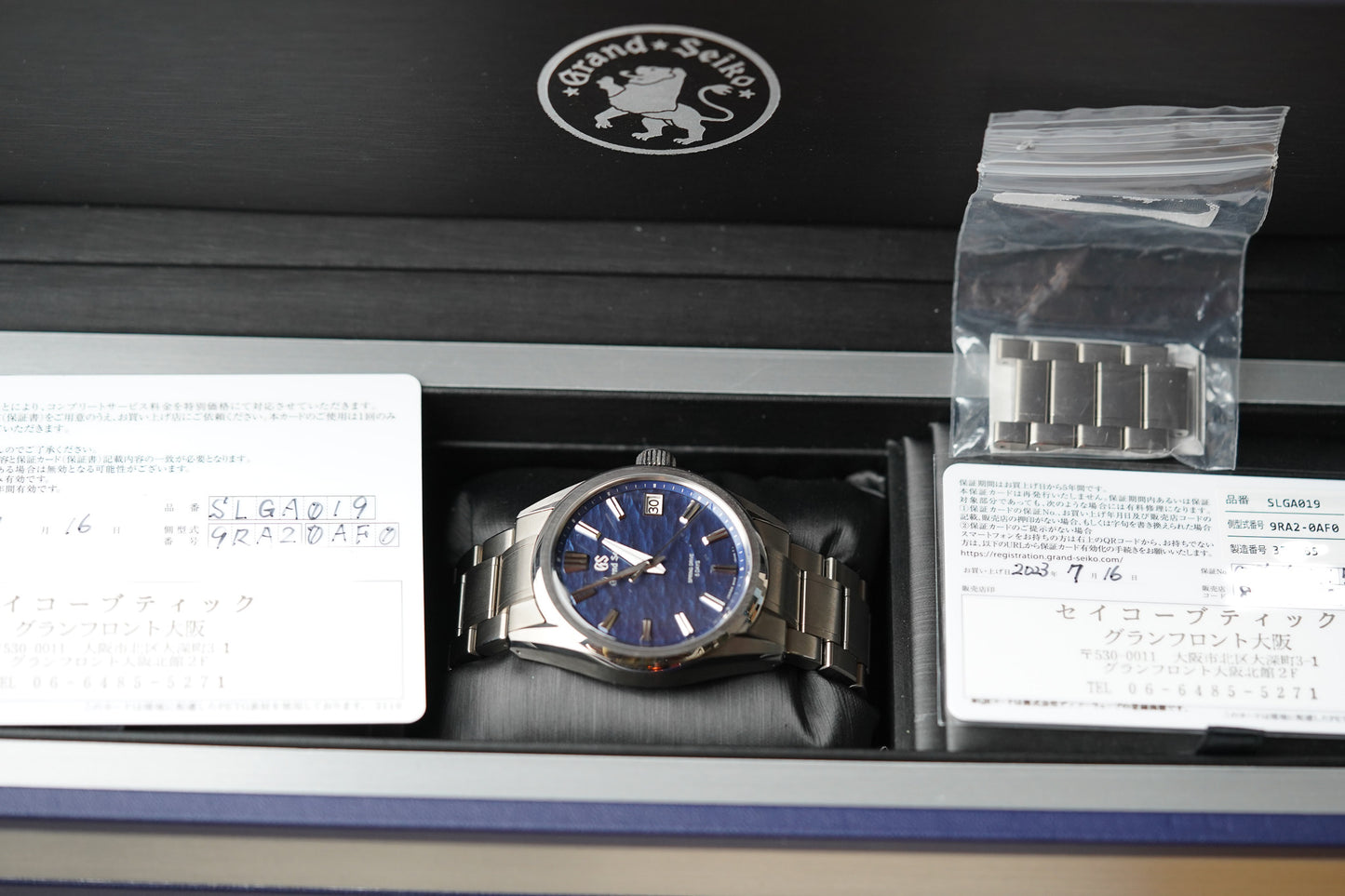 Grand Seiko Evolution 9 SLGA019 'Lake Suwa'