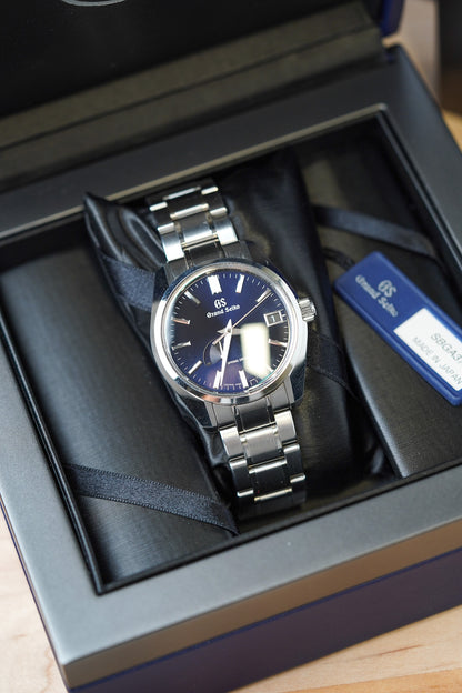 Grand Seiko Heritage Blue Spring Drive SBGA375