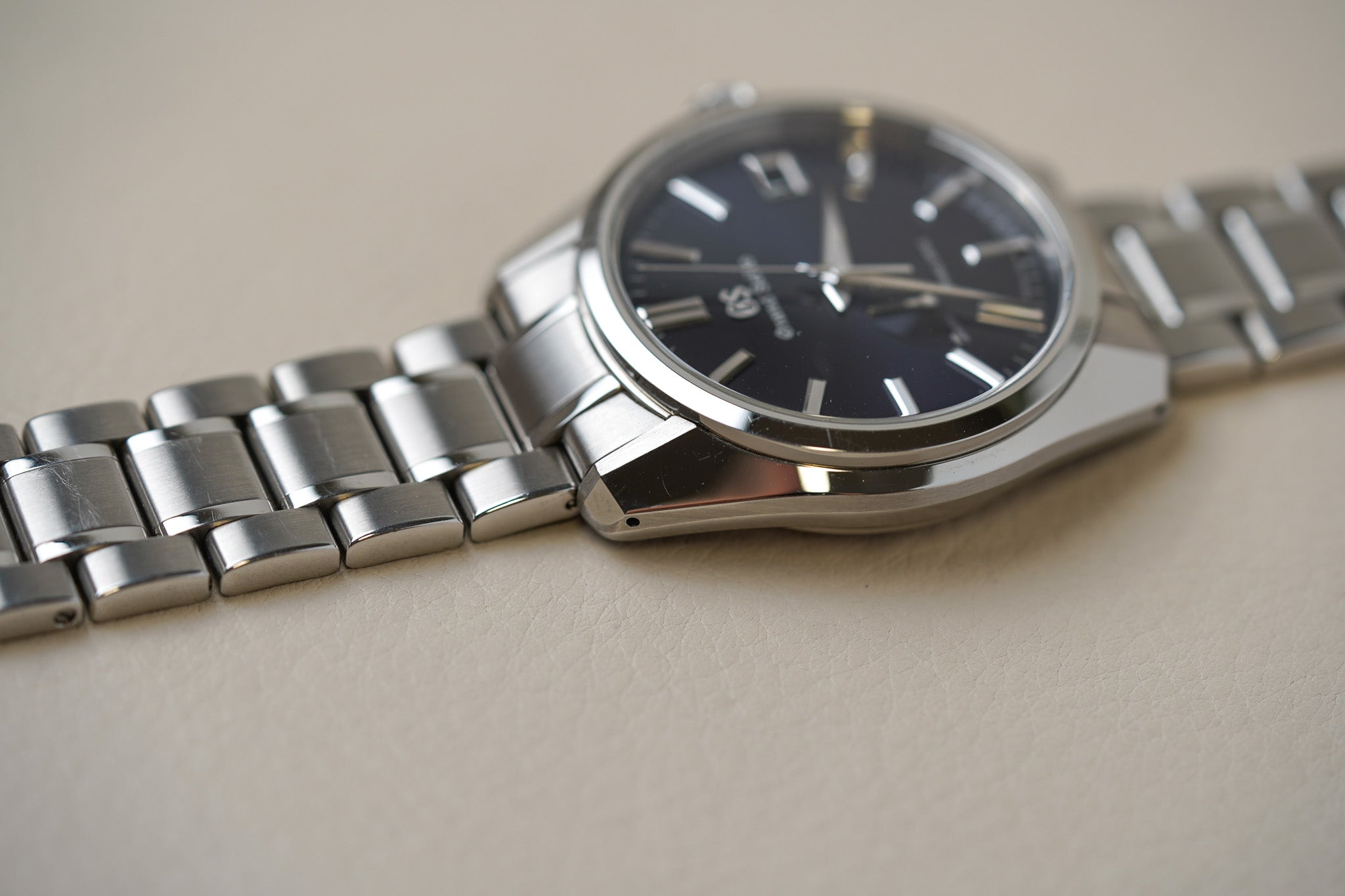 Grand Seiko Heritage Blue Spring Drive SBGA375