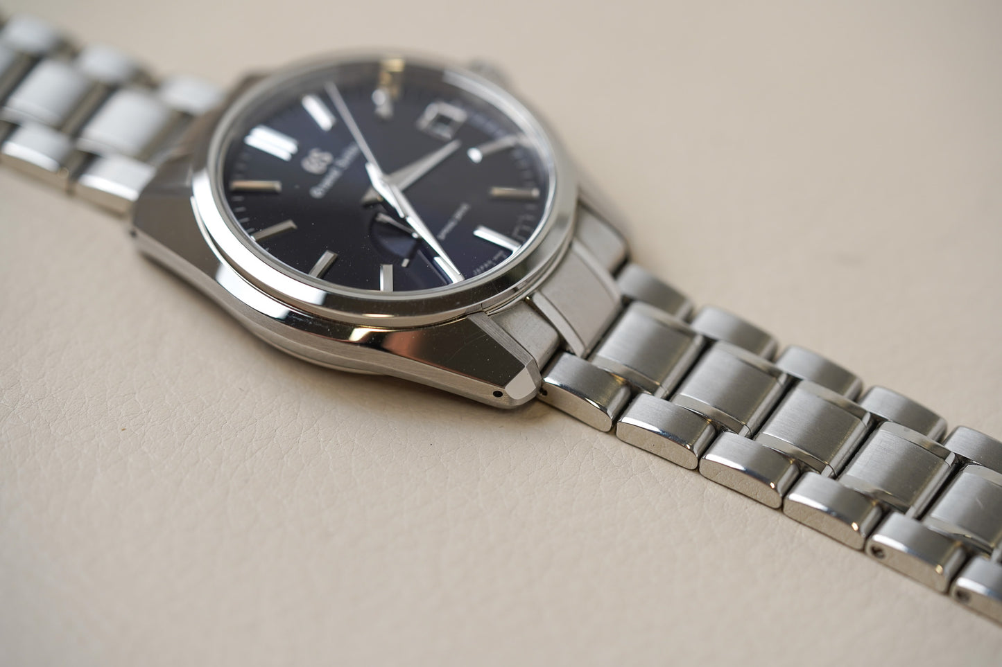 Grand Seiko Heritage Blue Spring Drive SBGA375