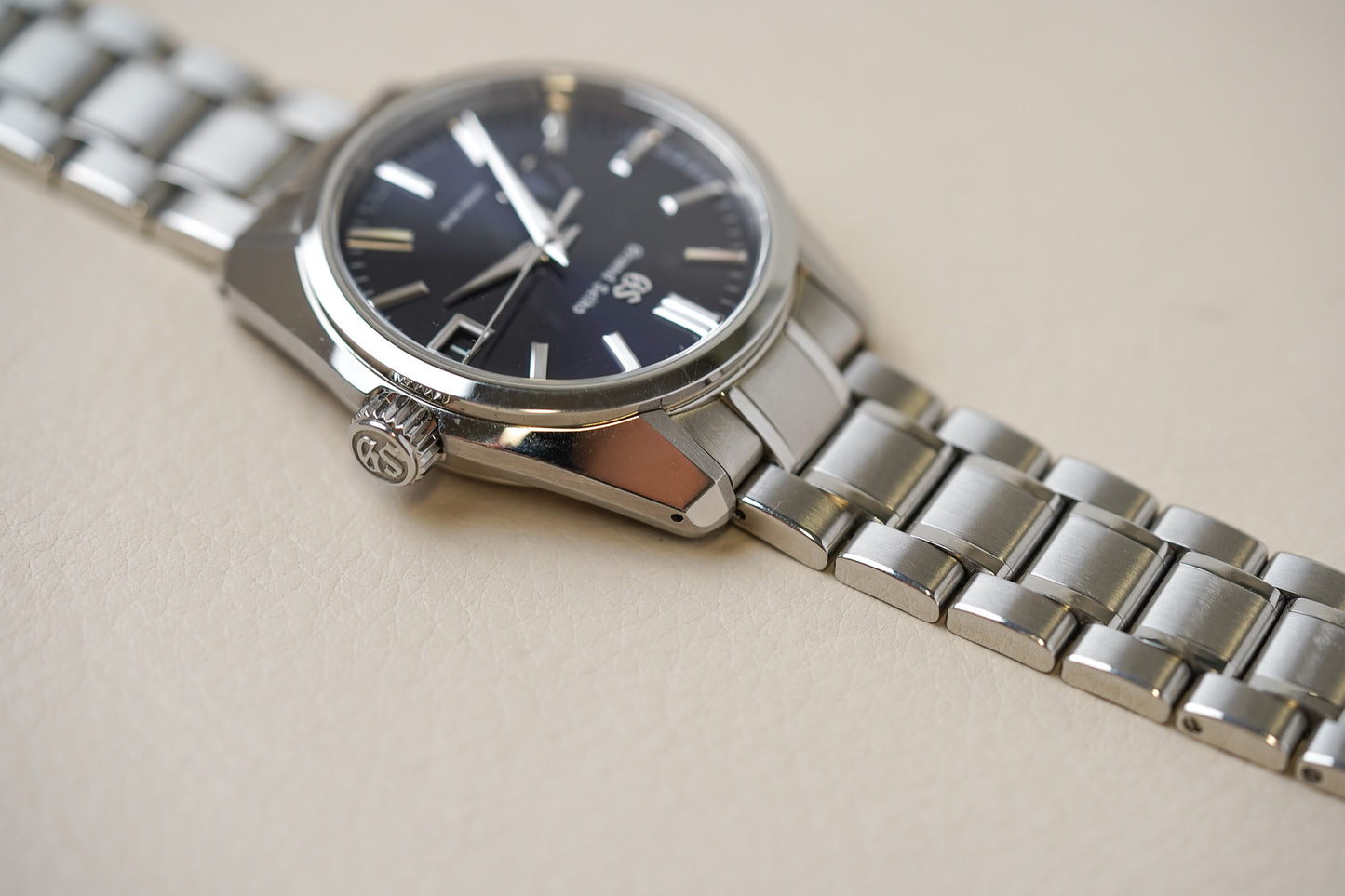 Grand Seiko Heritage Blue Spring Drive SBGA375