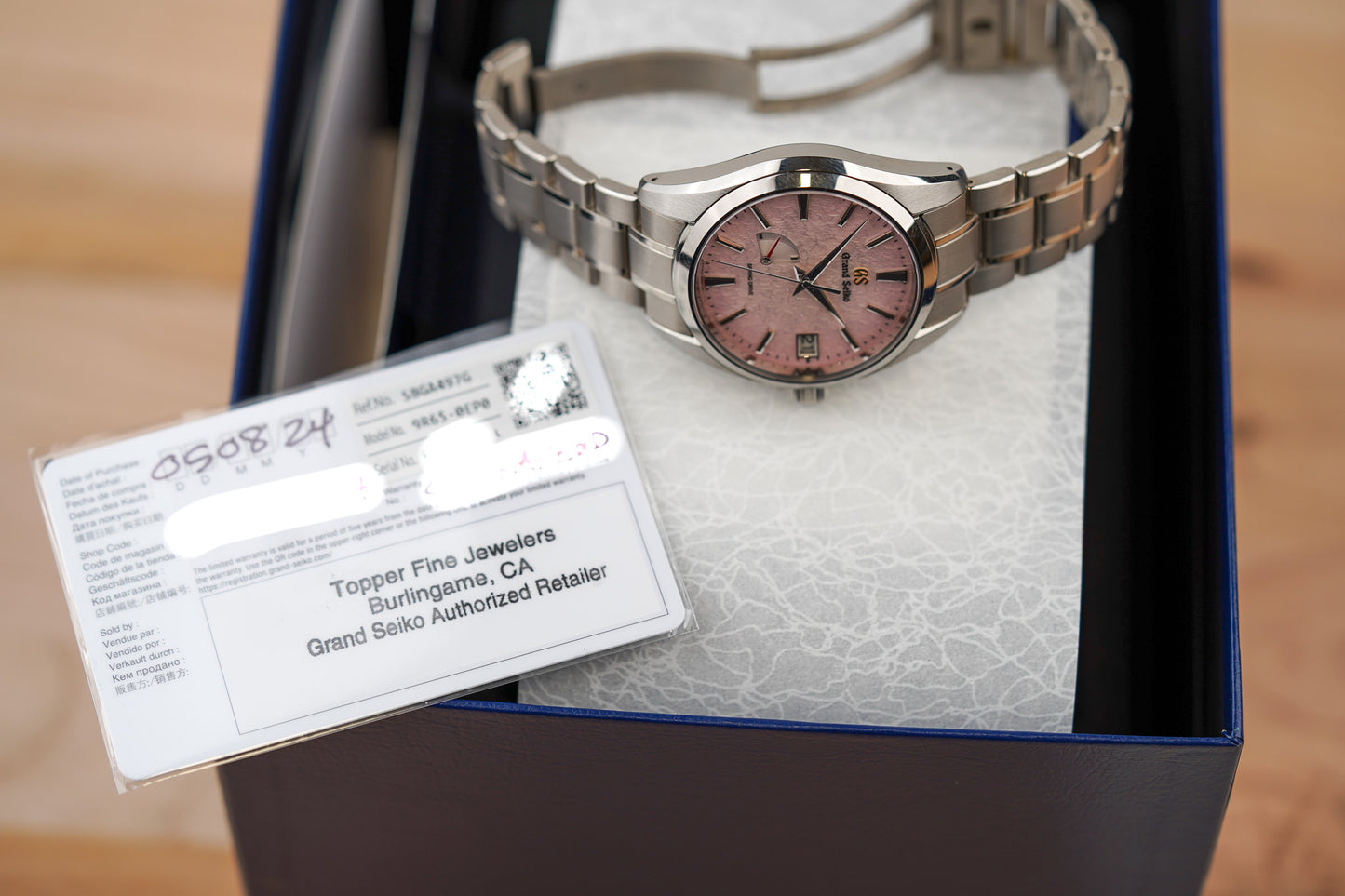 Grand Seiko Heritage Limited SBGA497 'Pink Snowflake'