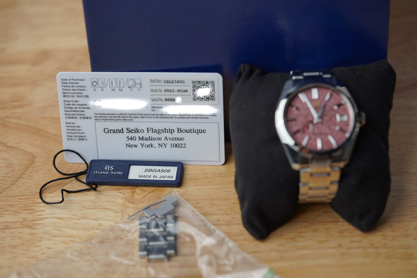 Grand Seiko Heritage SBGA509 US Limited Edition "Kirazuri"