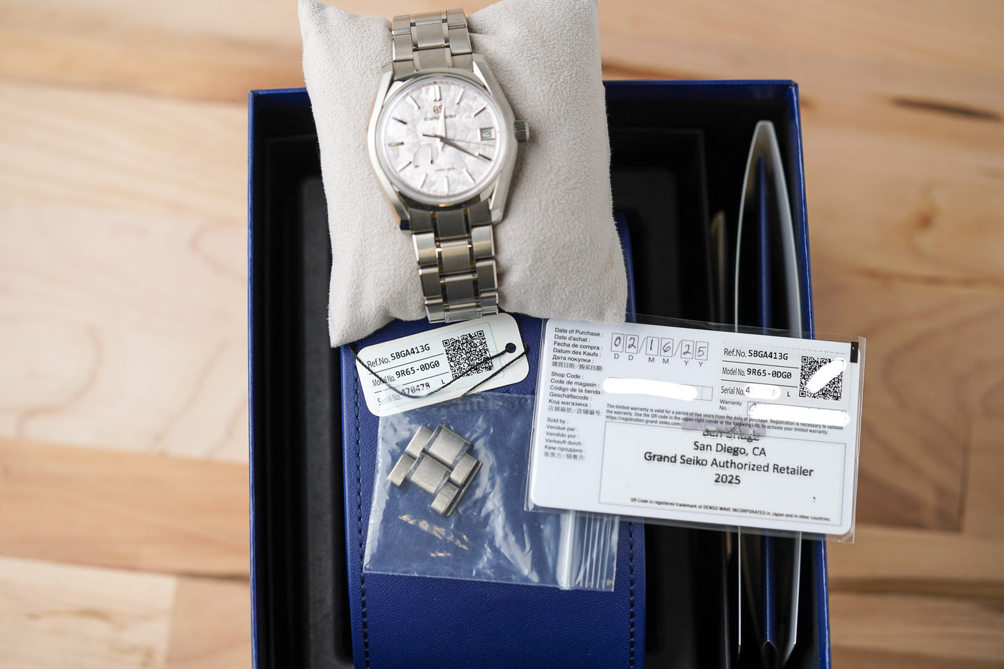 Grand Seiko Heritage 'Spring' Shunbun SBGA413