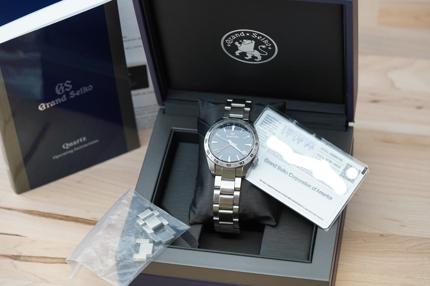 Grand Seiko Sport GMT Blue SBGN029