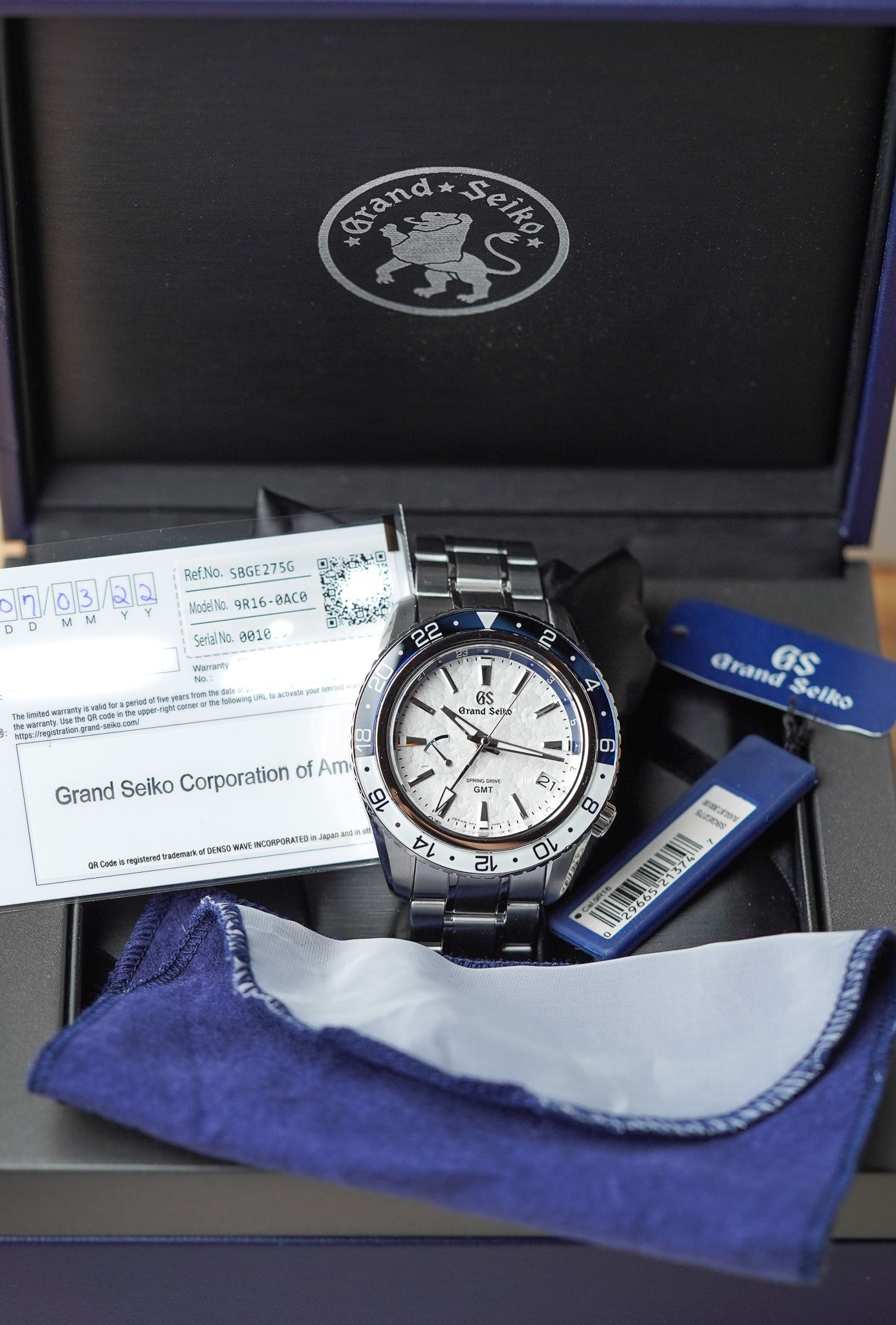 Grand Seiko Spring Drive GMT SBGE275 – Belmont Watches