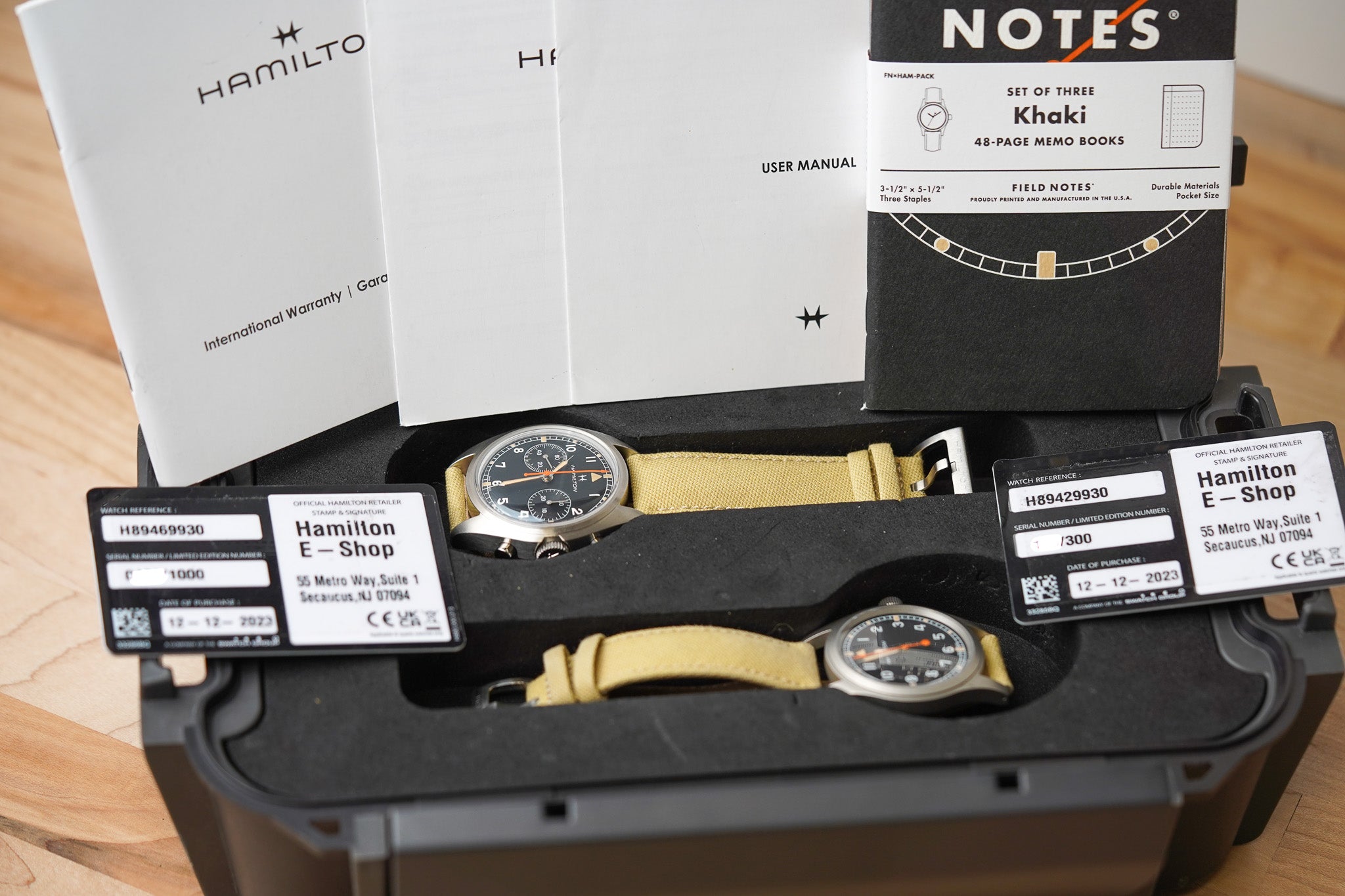 Hamilton X Hodinkee Khaki Limited Edition Set - Field & Pilot Pioneer