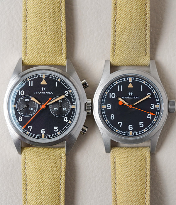 Hamilton X Hodinkee Khaki Limited Edition Set - Field & Pilot Pioneer