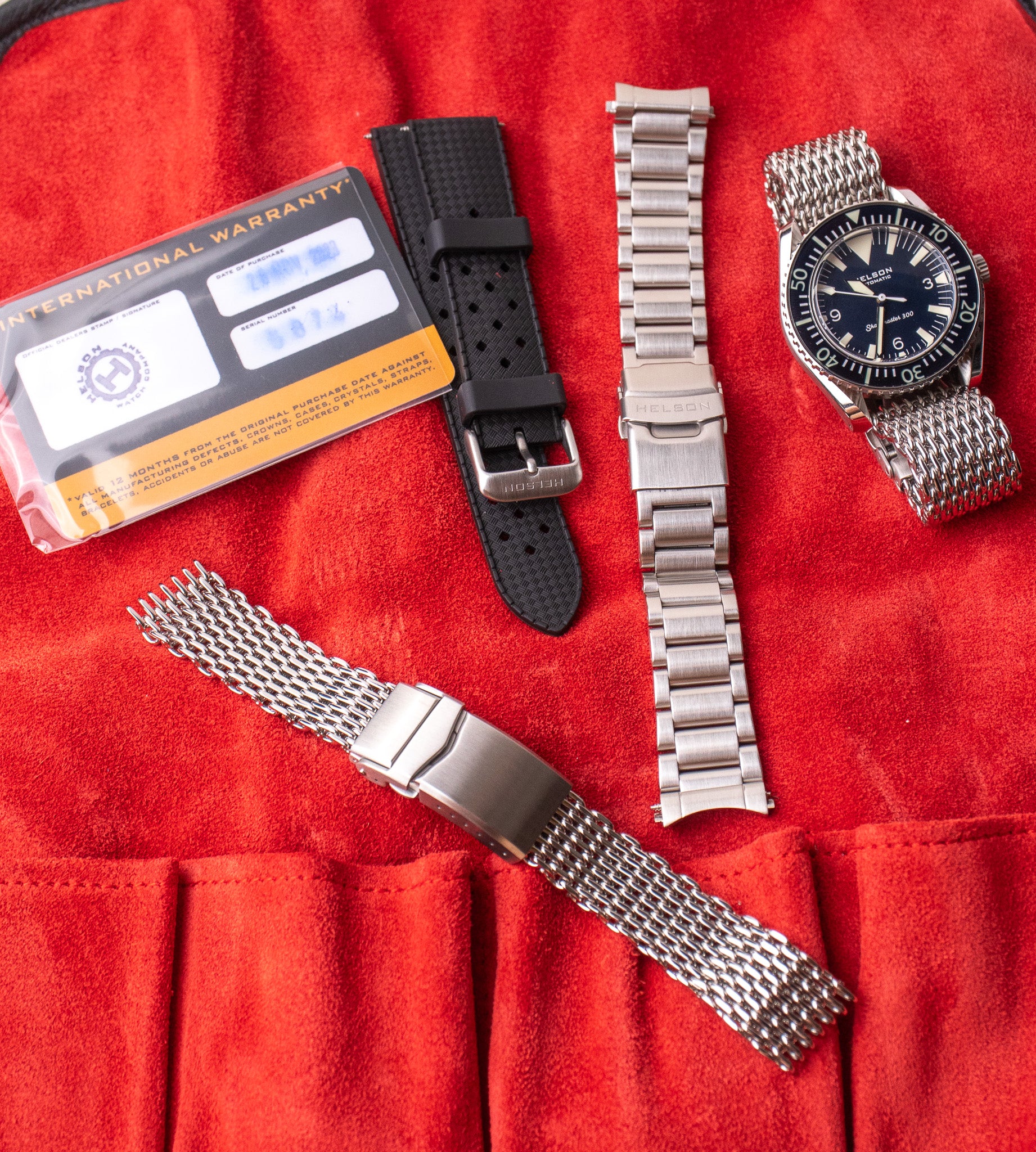 Helson Sharkmaster 300 Triangle Blue Dial No Date