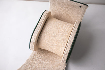 Green Camo Single Watch Travel Case