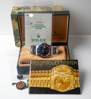 1989 Rolex GMT-Master 16700 Pepsi