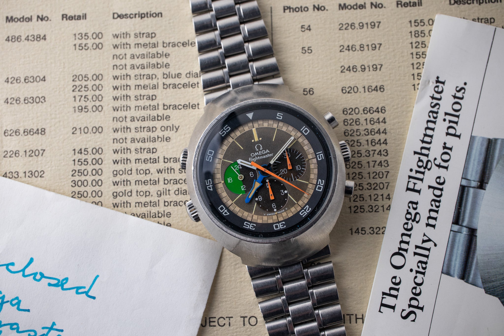 1971 Omega Flightmaster 145.013 One Owner