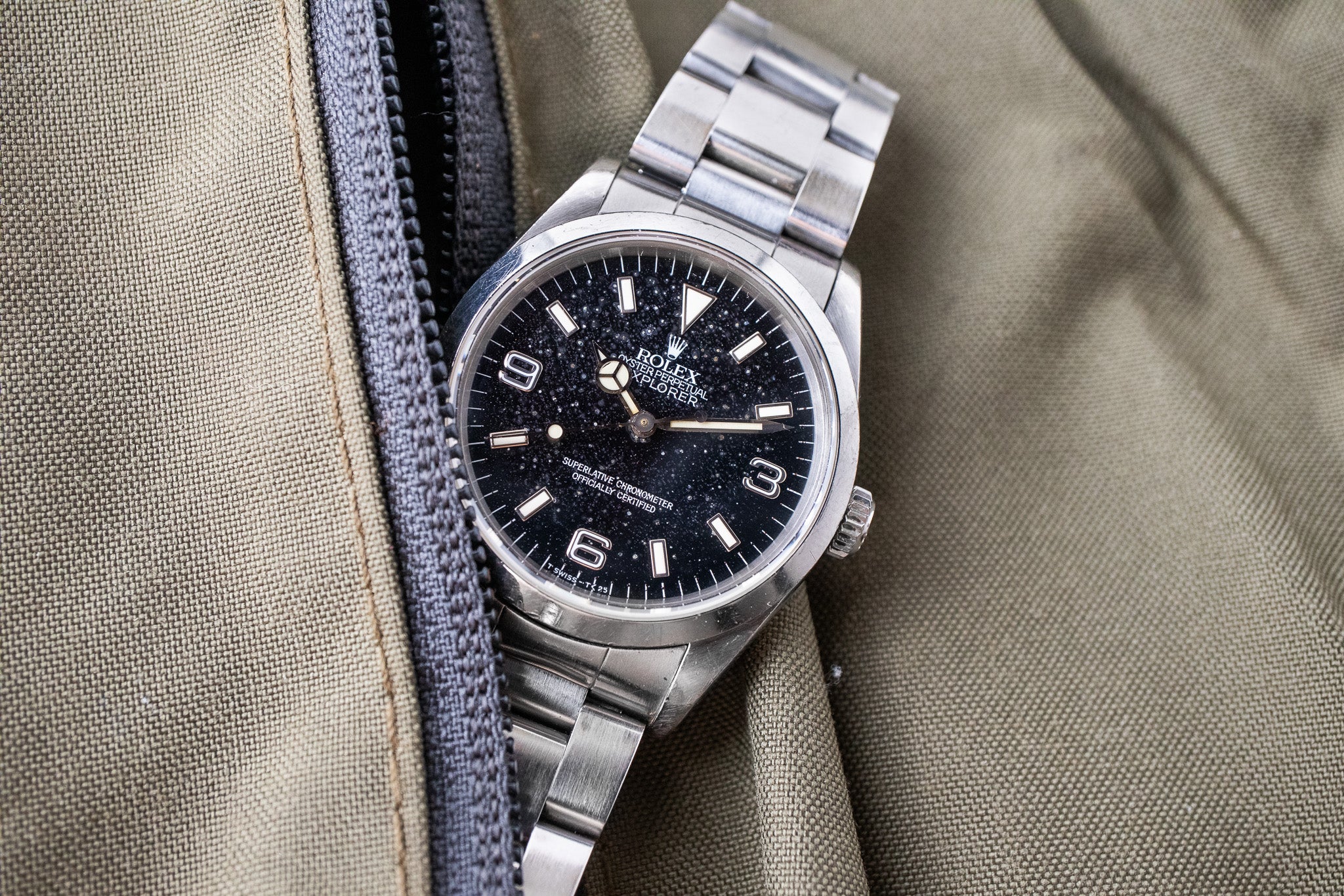 Rolex Explorer I 14270 'Confetti Dial'