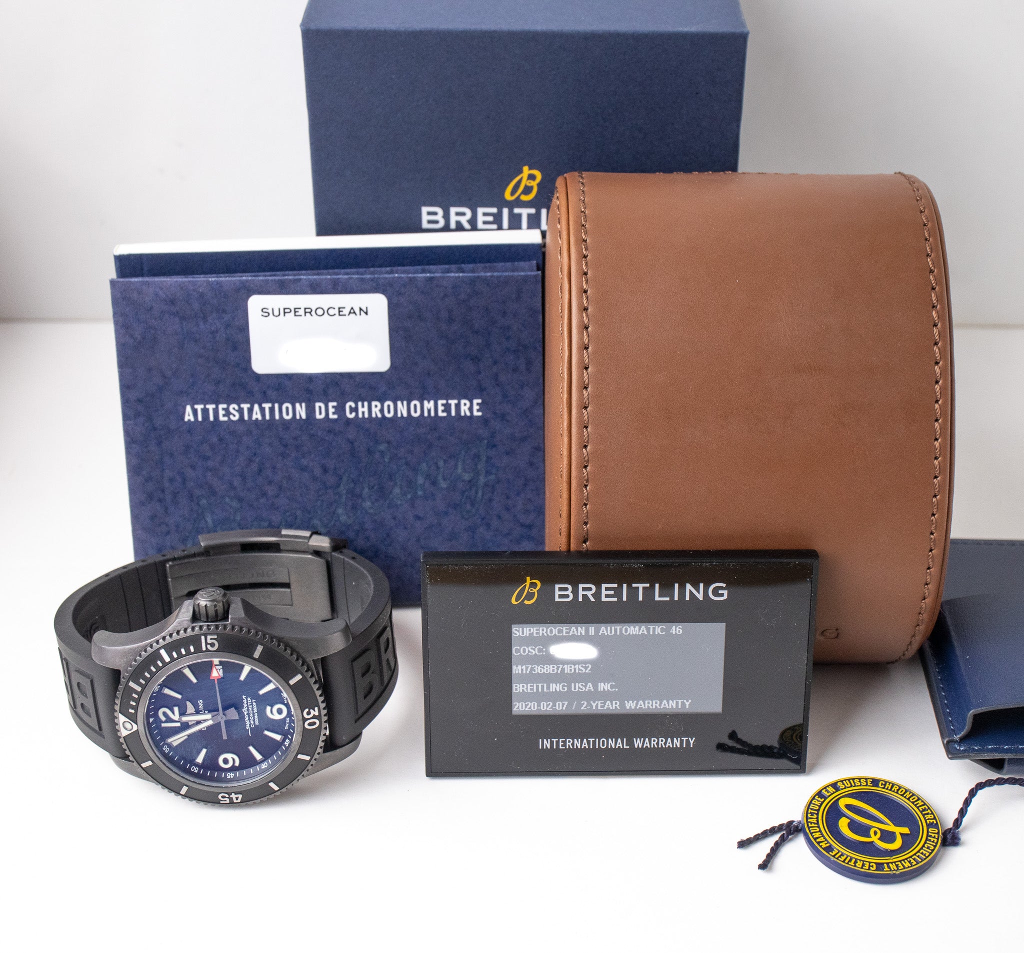 Breitling Superocean 2 Blacksteel 46 M17368