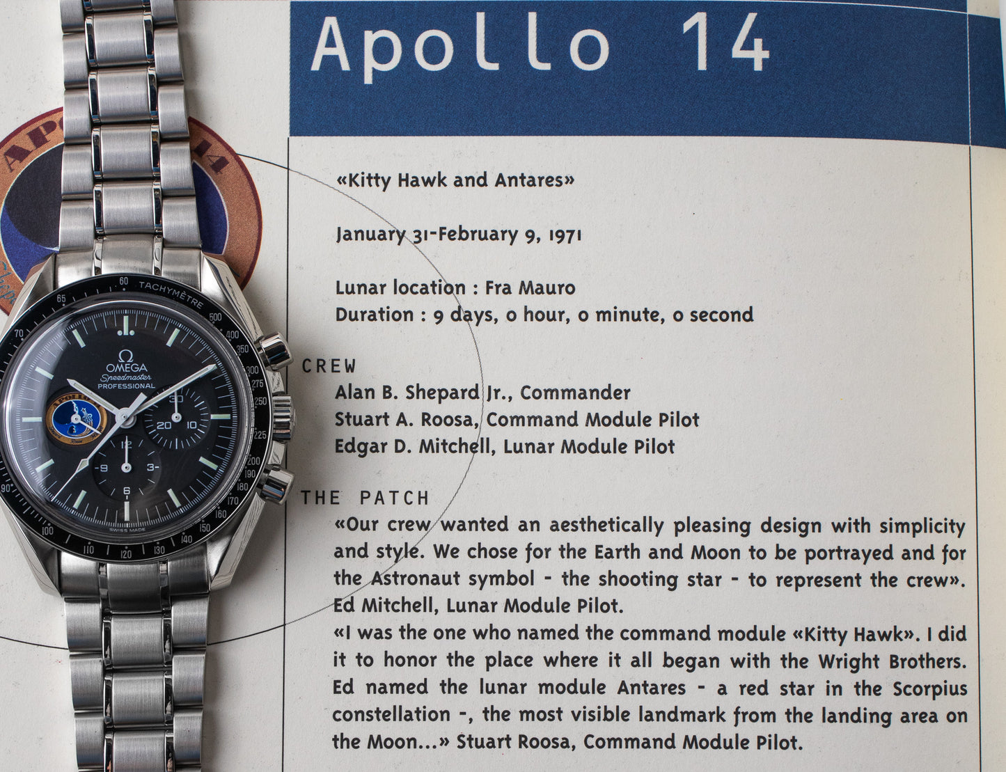 Omega Speedmaster Apollo 14 Missions 3597.17