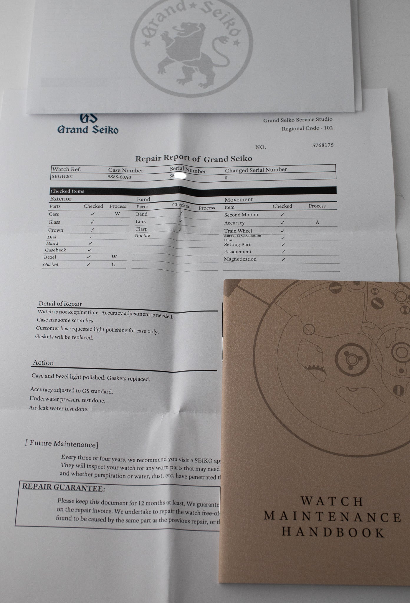 Grand Seiko Heritage SBGH201