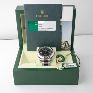 Rolex Datejust II Black Roman Dial 116300