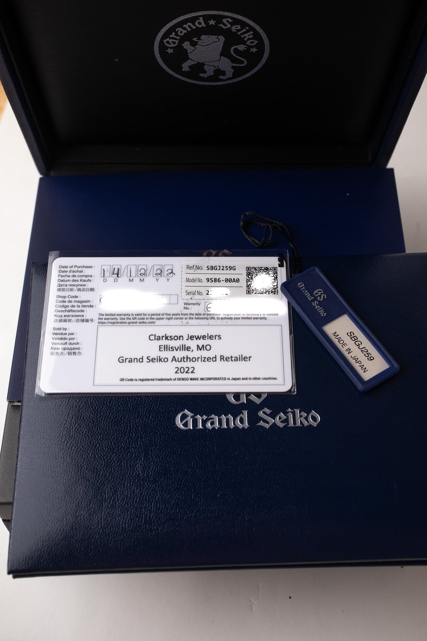 Grand Seiko 'Urban Bamboo' SBGJ259