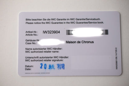 IWC Ingenieur IW323904