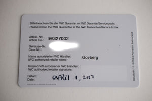 IWC Mark XVIII IW327002