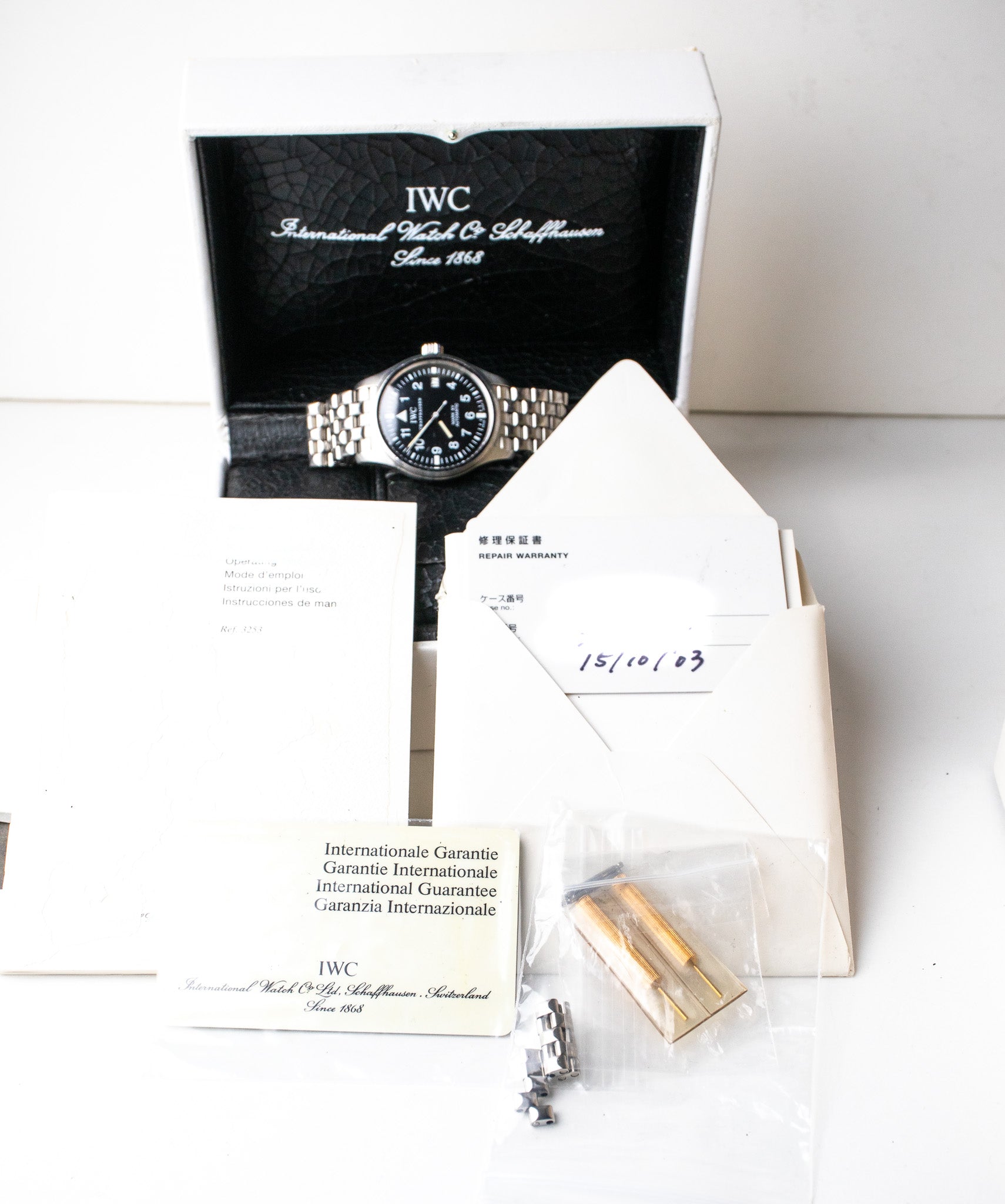 Boîte De Montre IWC (écrin) - Modèles 3536, 3707, 3253, 3706, 3712 - Vintage Années 2000 - Occasion
