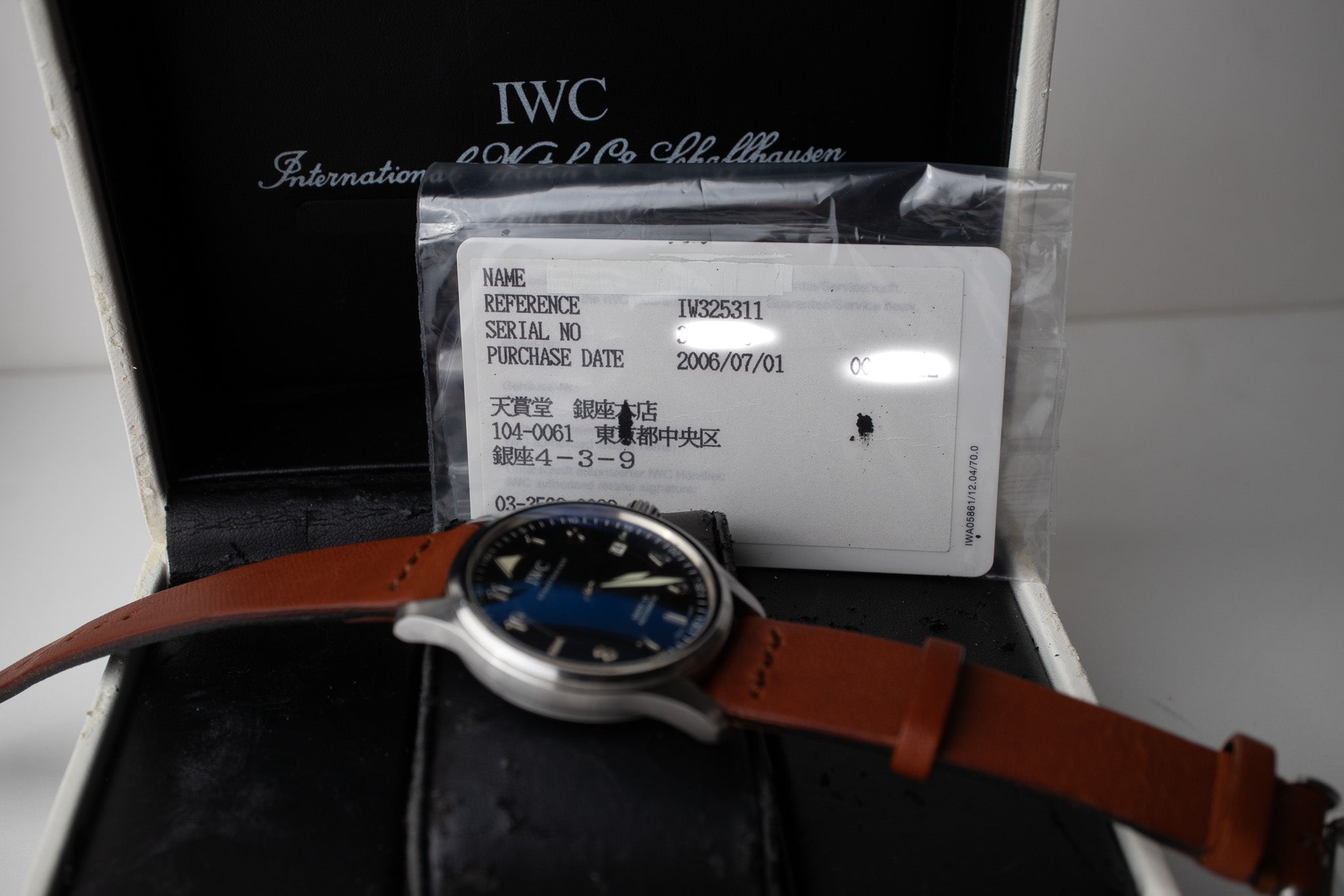 IWC Mark XV Spitfire IW325311