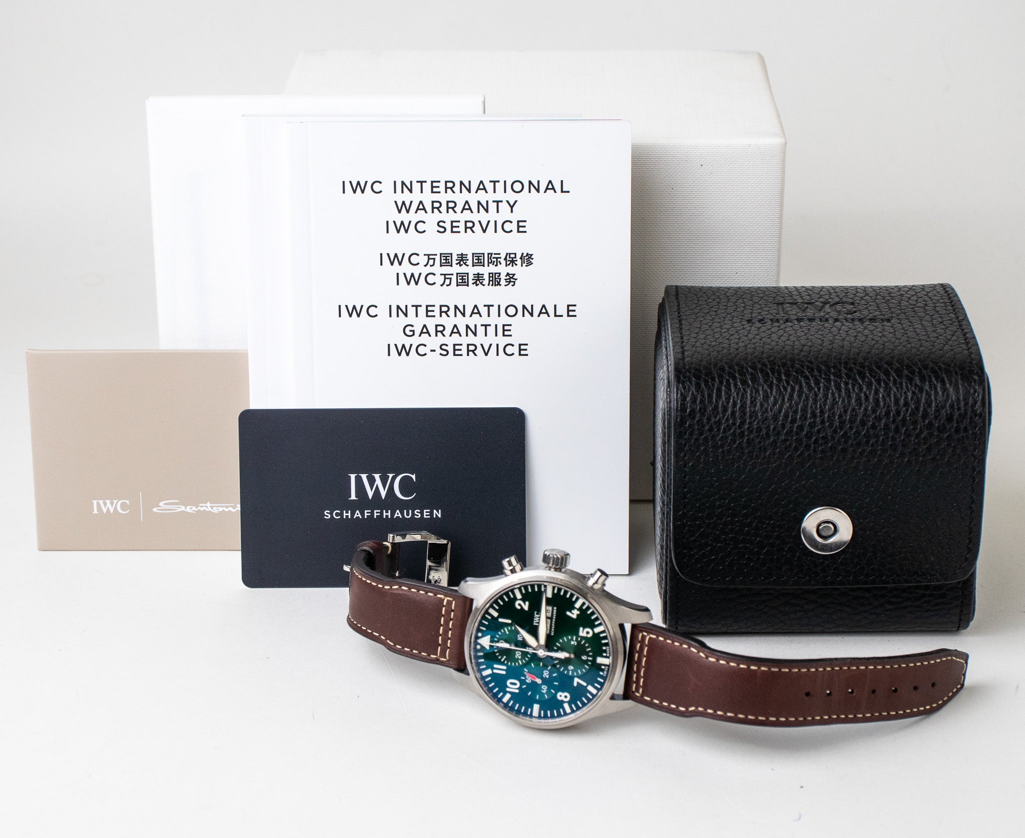 IWC Pilot s Chronograph Racing Green IW377726 Belmont Watches