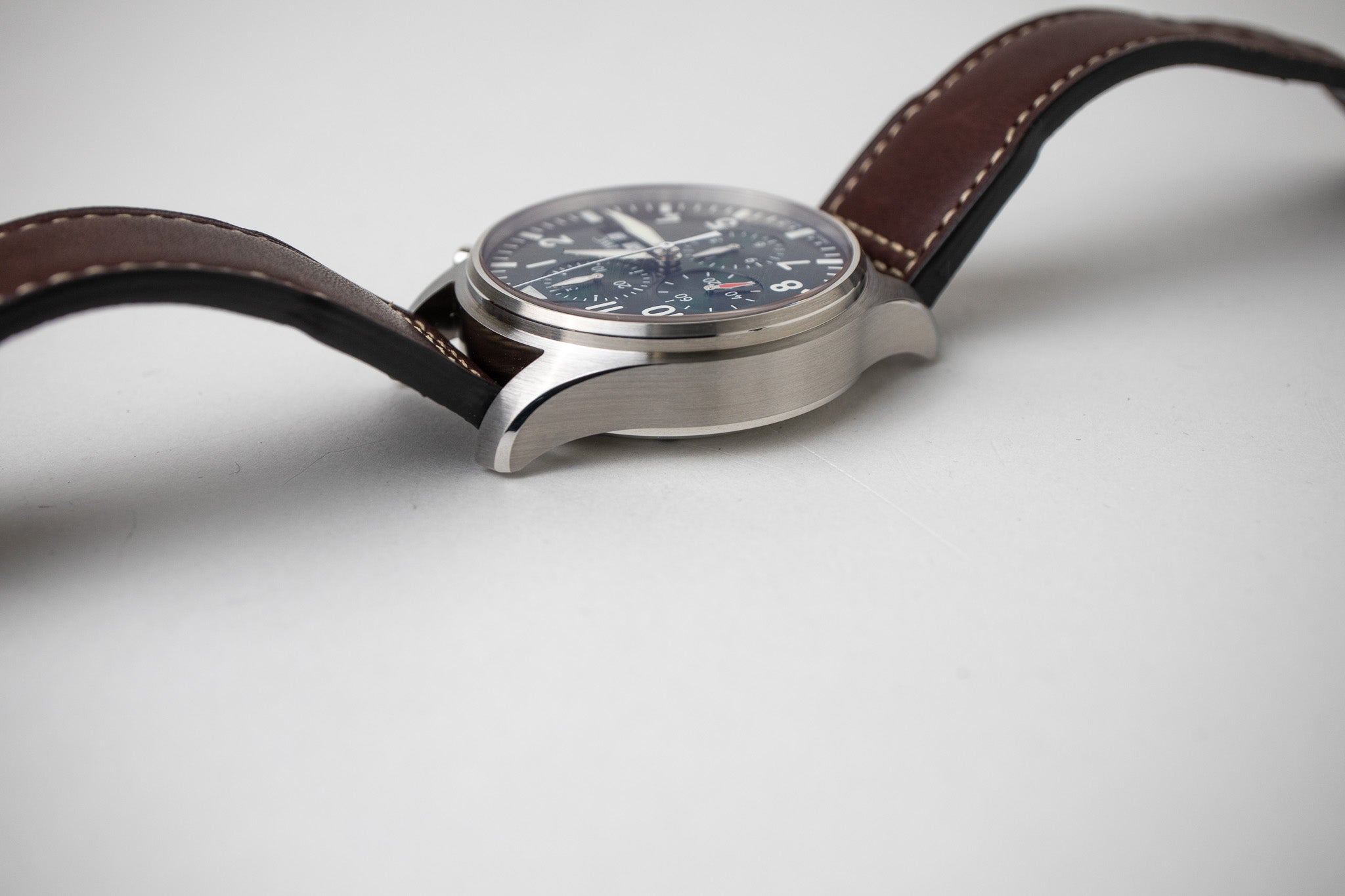IWC Pilot s Chronograph Racing Green IW377726 Belmont Watches