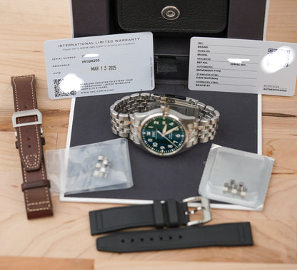 IWC Pilot's Watch Mark XX Green Dial IW328206