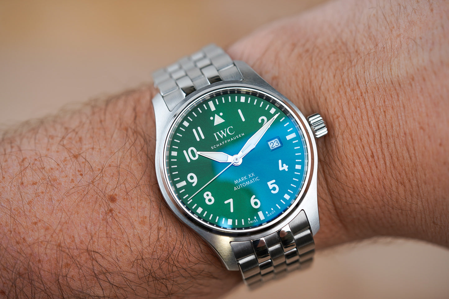 IWC Pilot's Watch Mark XX Green Dial IW328206