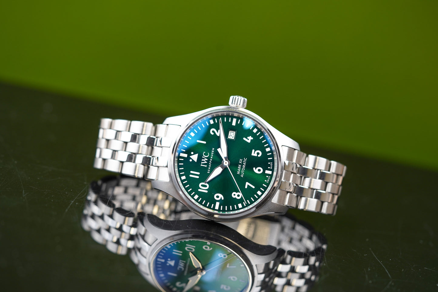 IWC Pilot's Watch Mark XX Green Dial IW328206