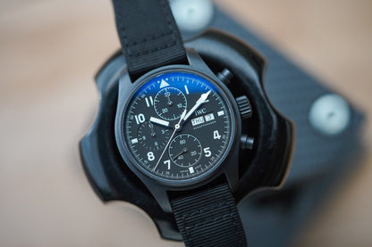 IWC Pilots Watch Chronograph 41 Tribute to 3705 "Black Flieger" IW387905