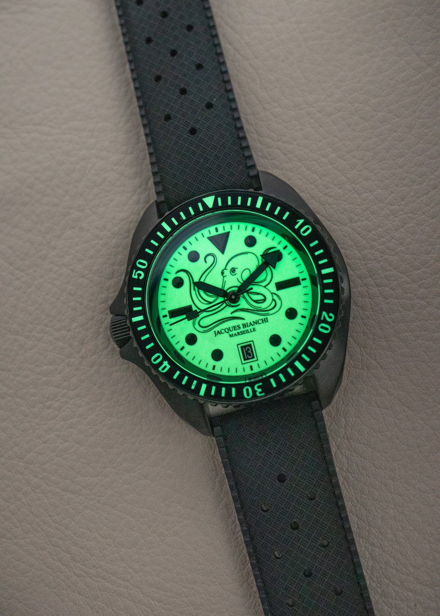 Jacques Bianchi Marseille × Fratello - JB200 Night Diver – Belmont
