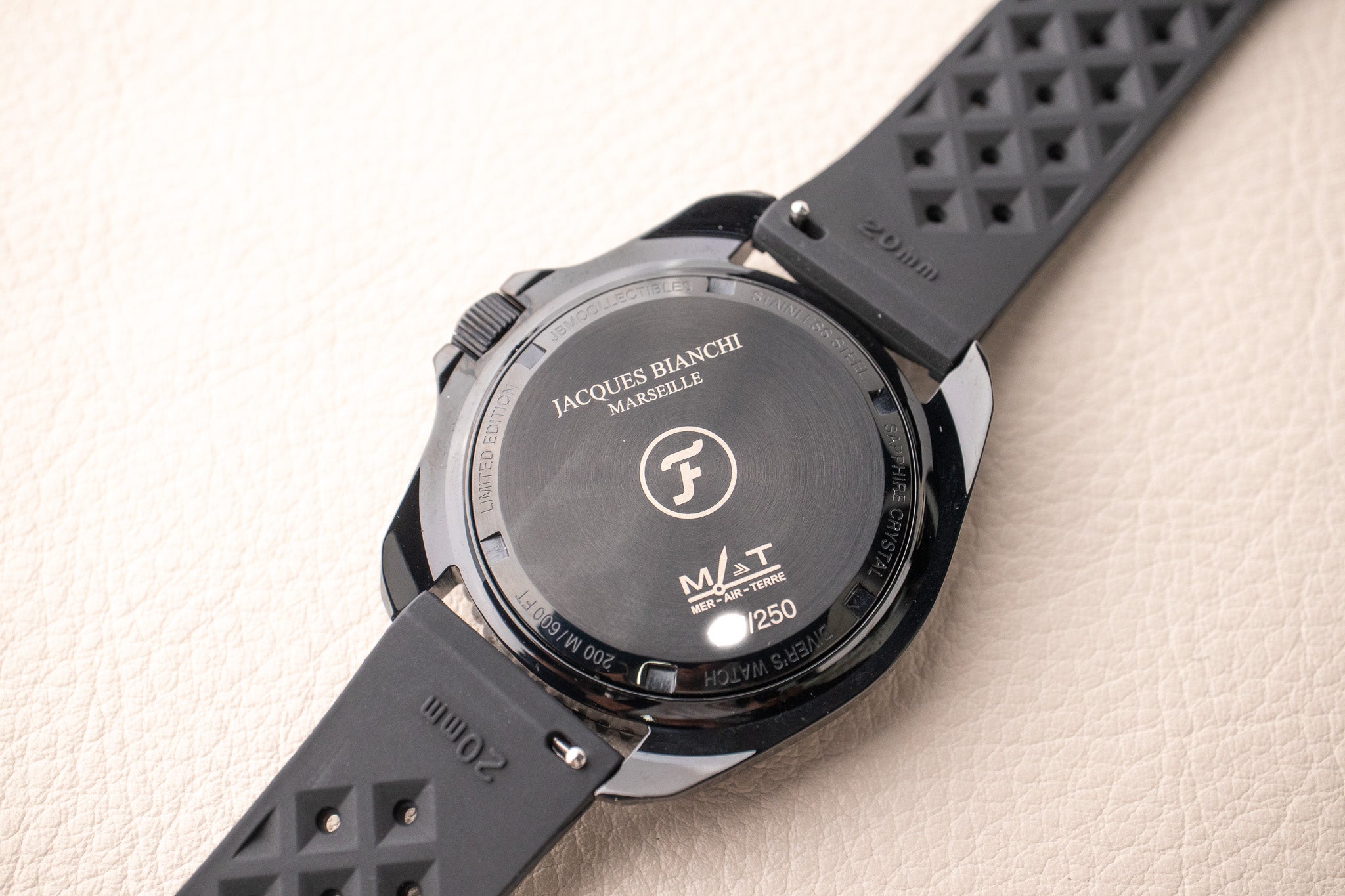 Jacques Bianchi Marseille × Fratello - JB200 Night Diver – Belmont