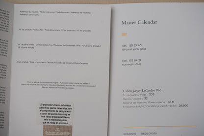 Jaeger-LeCoultre Master Calendar Meteorite Dial Moonphase Q1558421