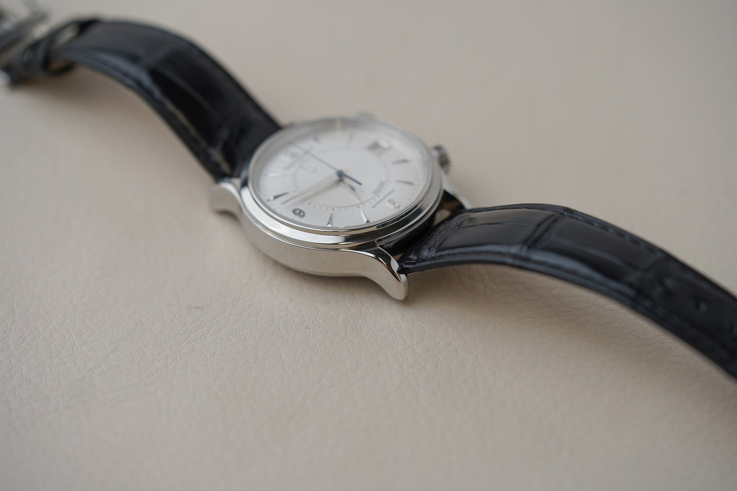 Jaeger-LeCoultre Master Control Reveil Memovox Silver Dial Ref 141.8.97