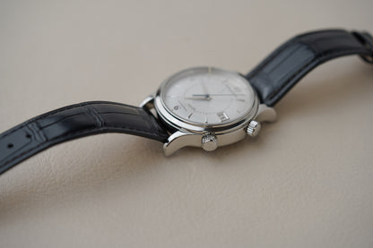 Jaeger-LeCoultre Master Control Reveil Memovox Silver Dial Ref 141.8.97