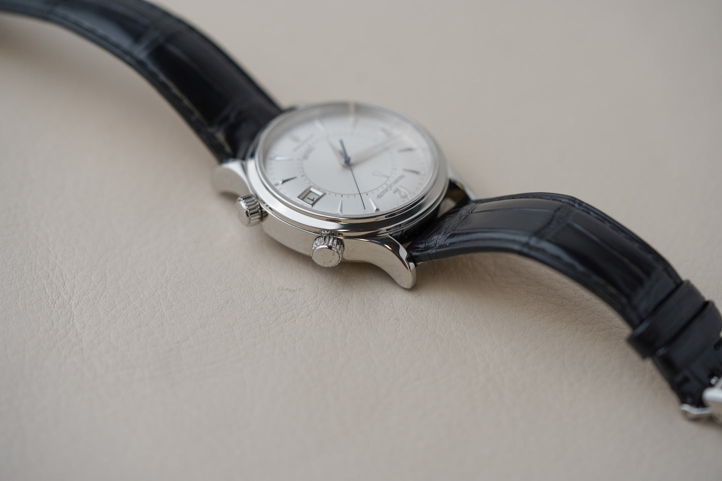 Jaeger-LeCoultre Master Control Reveil Memovox Silver Dial Ref 141.8.97