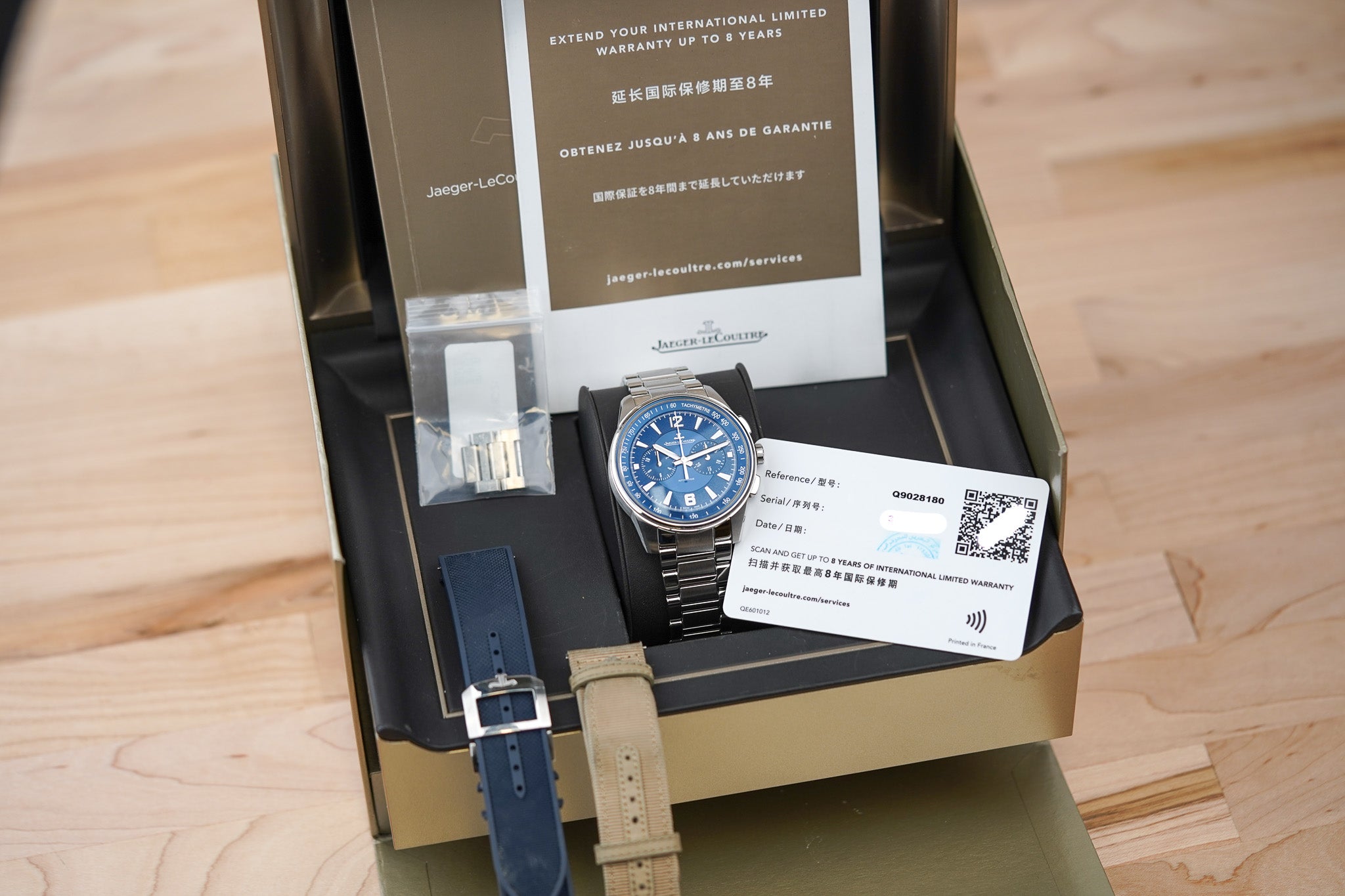 Jaeger-LeCoultre Polaris Chronograph Blue Dial Q9028180