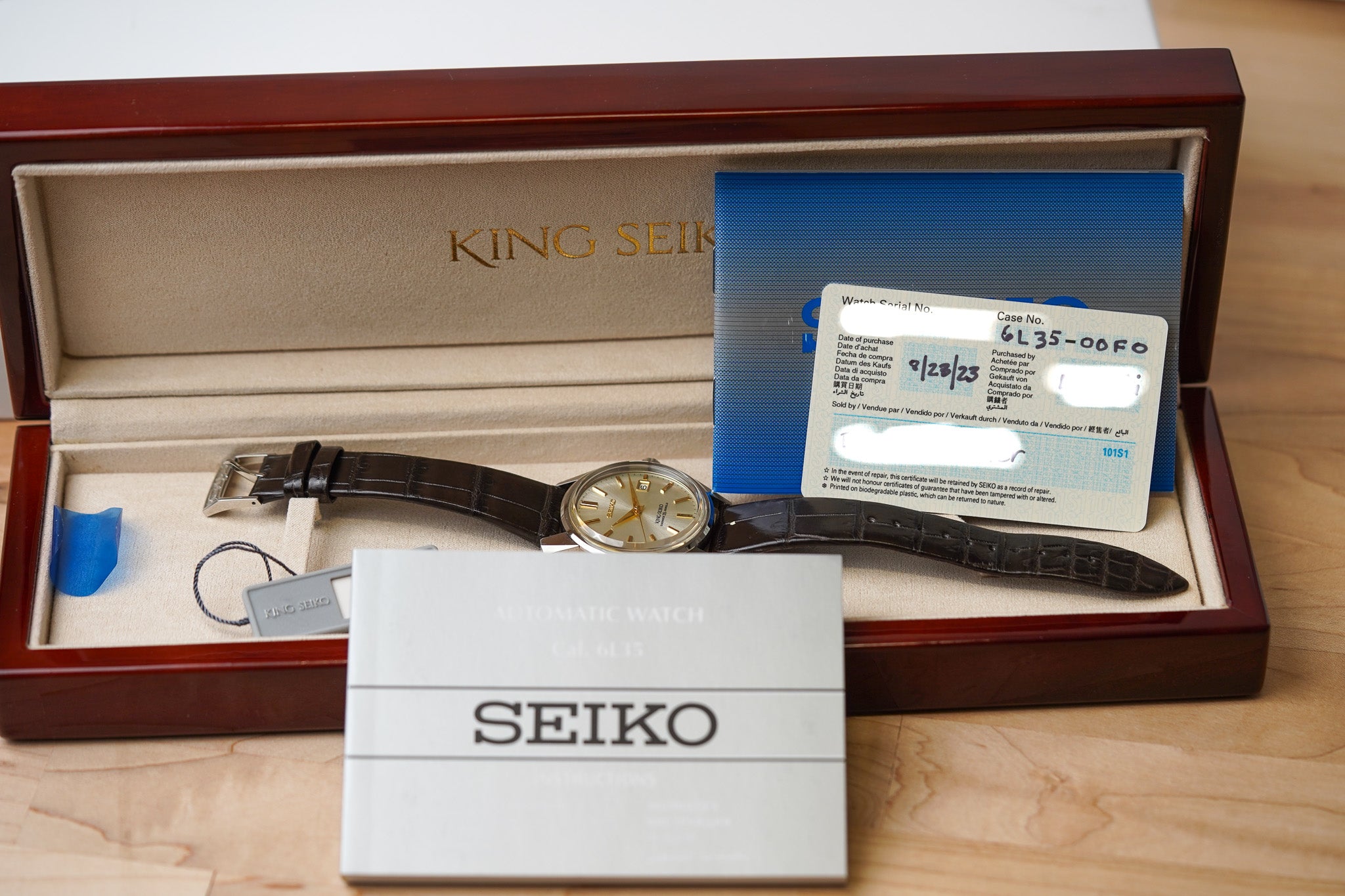 King Seiko KSK Re-Creation Limited Edition SJE087
